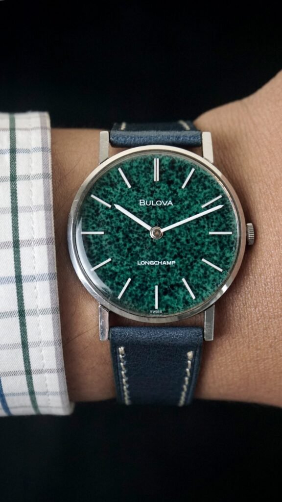 Bulova Stone Dial ORAC 7508 Swiss Made