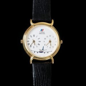 United Airlines Dualtime Vintage Swiss Quartz - Image 2