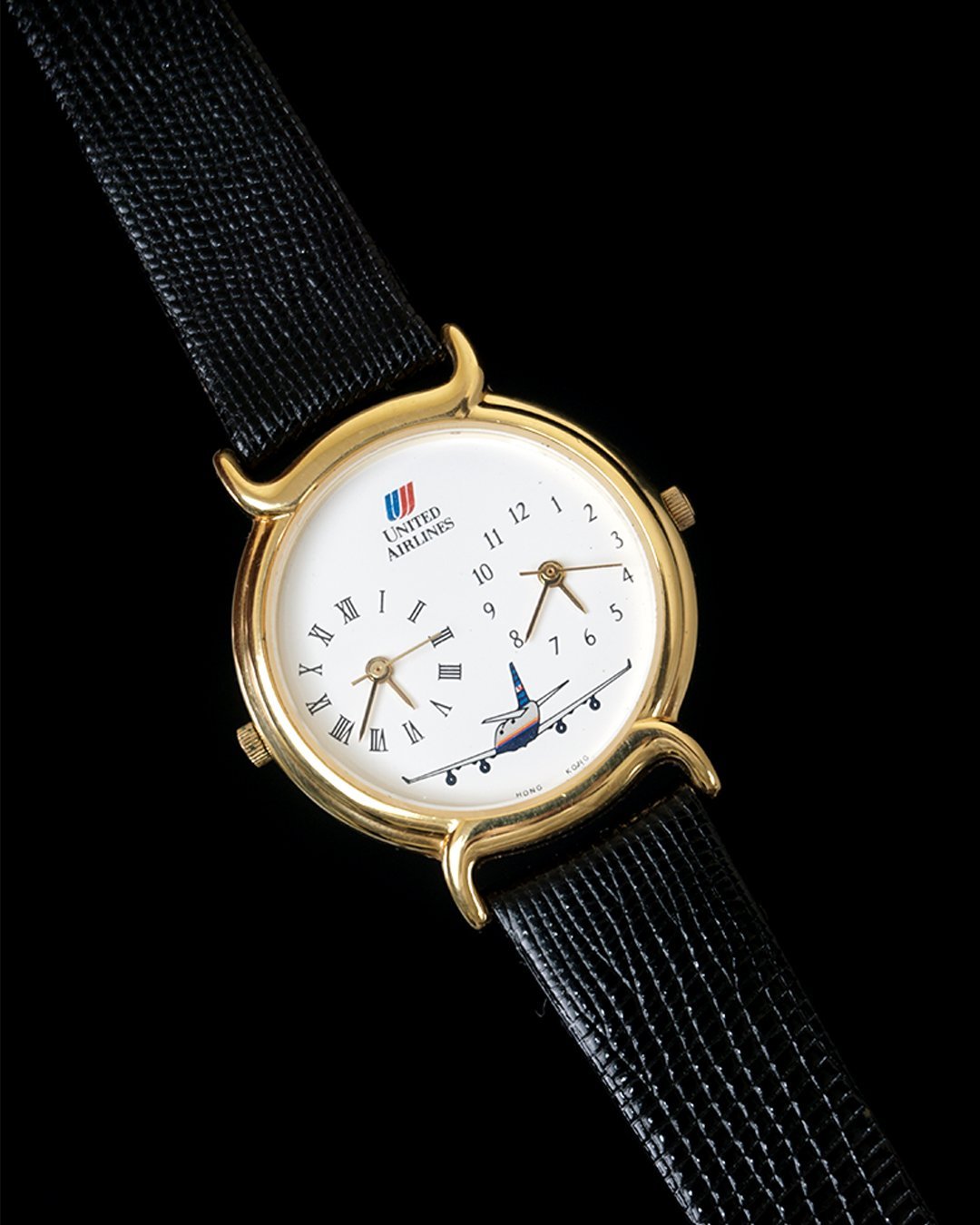United Airlines Dualtime Vintage Swiss Quartz - Image 3
