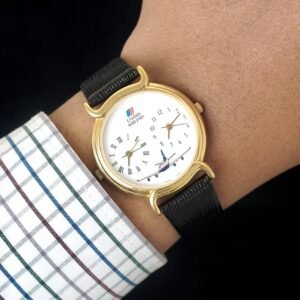 United Airlines Dualtime Vintage Swiss Quartz - Image 1