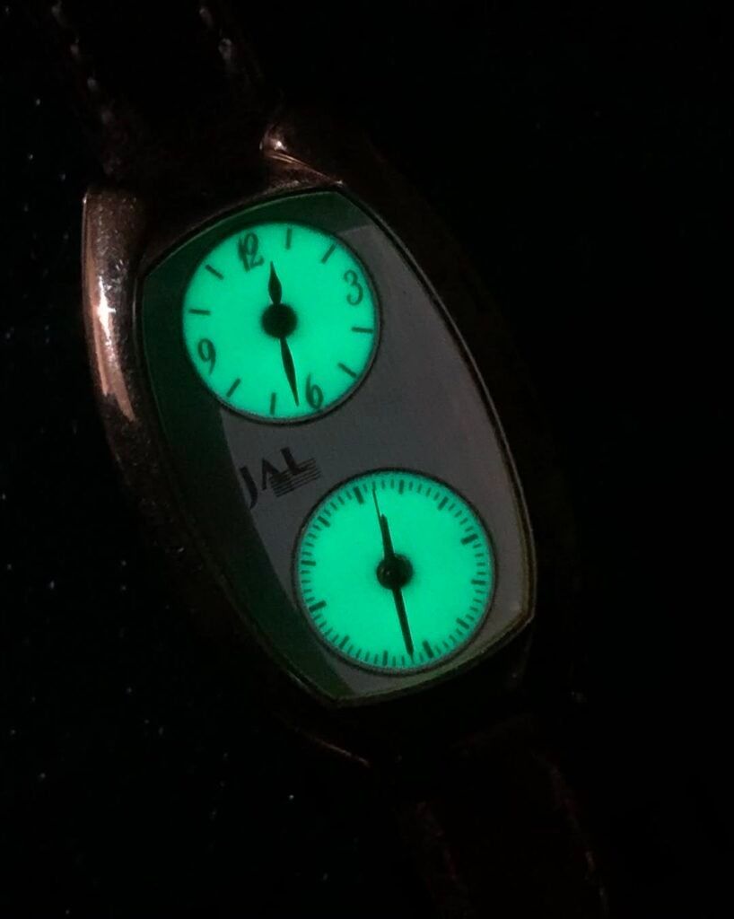 JAL Dualtime Japan Quartz Lumedial