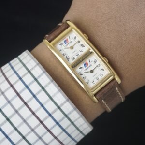 United Airlines Dualtime Tank Traveller Watch - Image 1