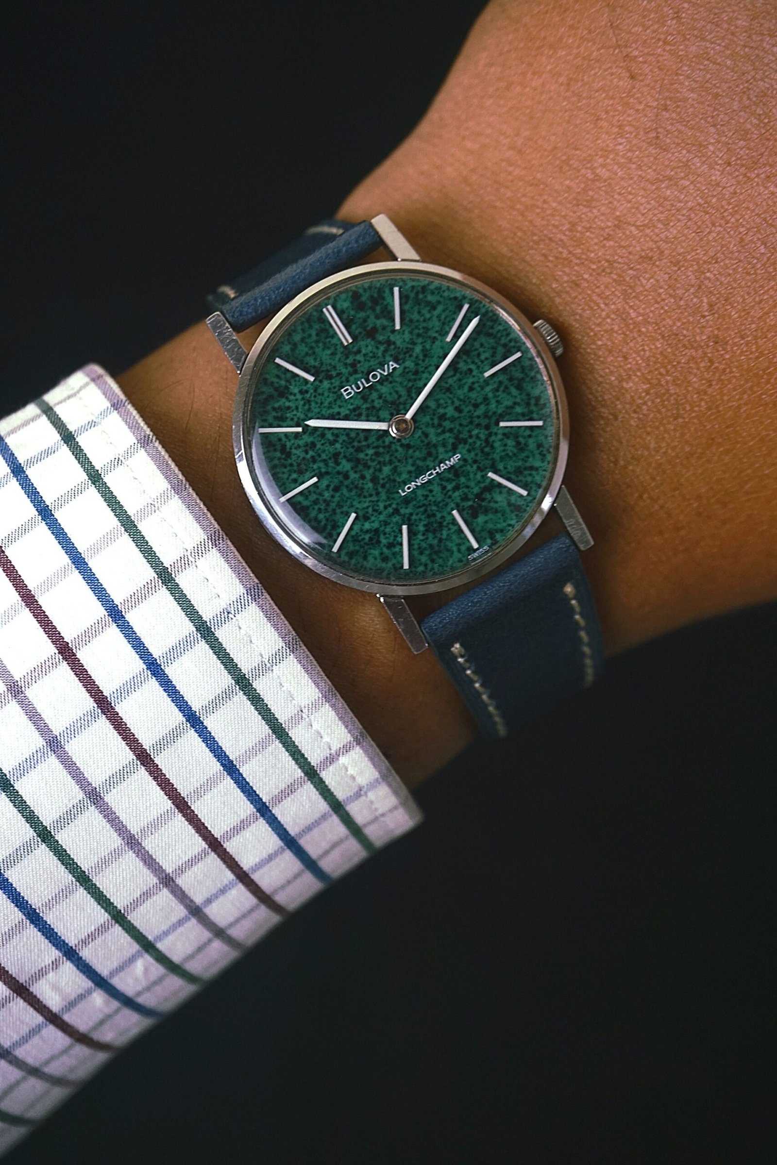Bulova Stone Dial ORAC 7508 Swiss Made - Image 1