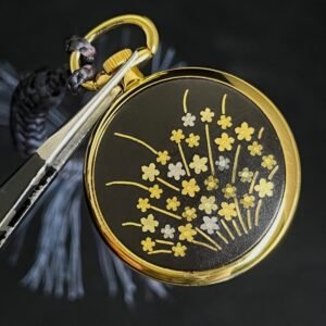 Citizen Pocket Watch Floral Case - Image 5