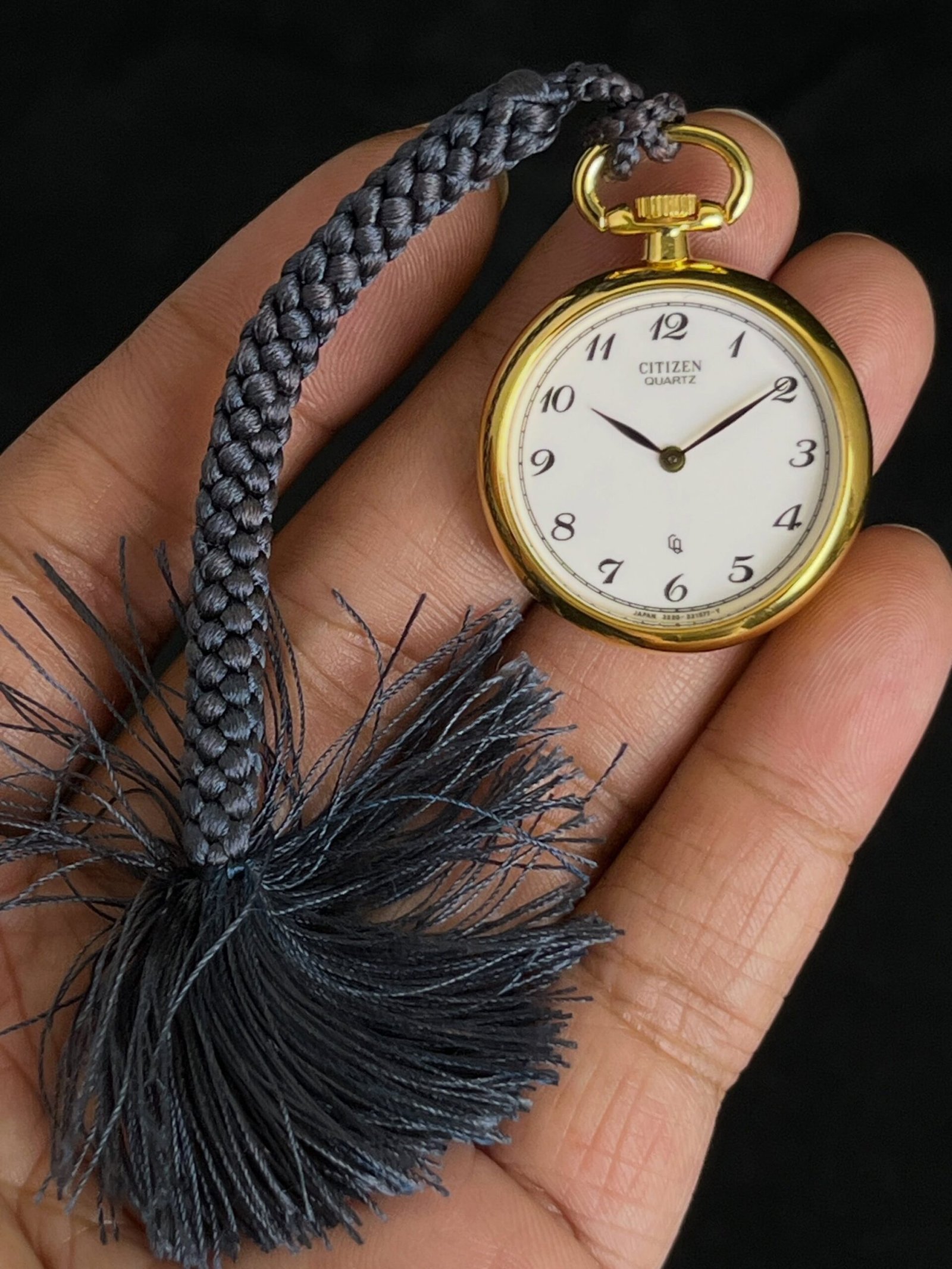 Citizen Pocket Watch Floral Case - Image 7