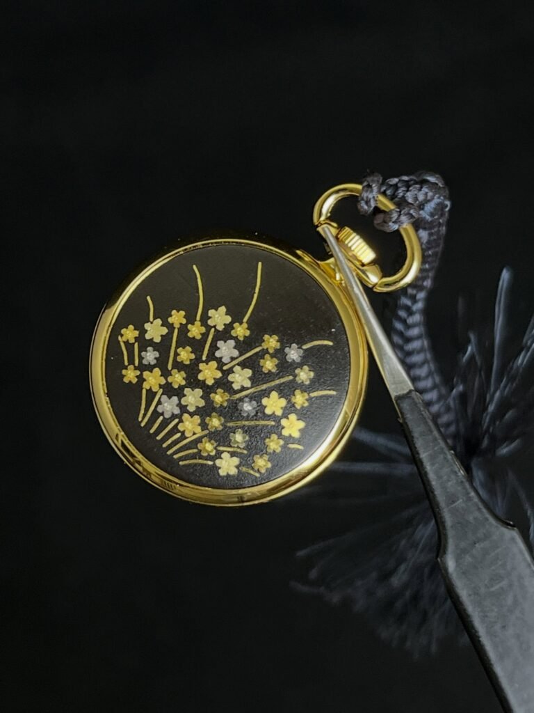 Citizen Pocket Watch Floral Case