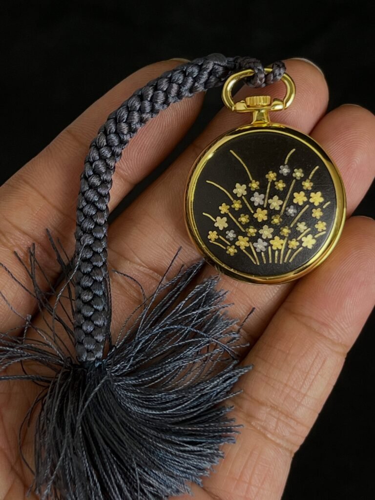 Citizen Pocket Watch Floral Case