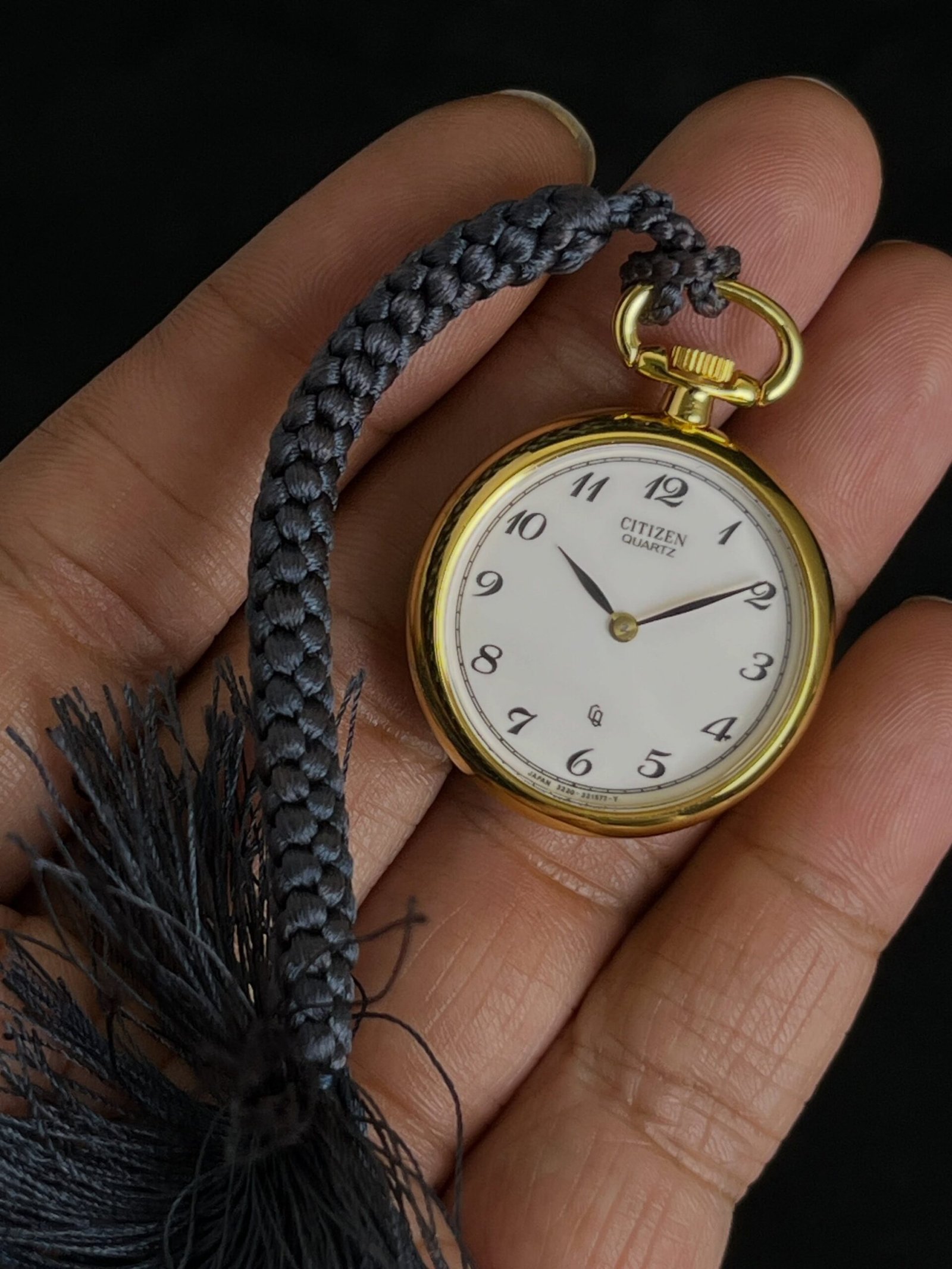 Citizen Pocket Watch Floral Case - Image 6