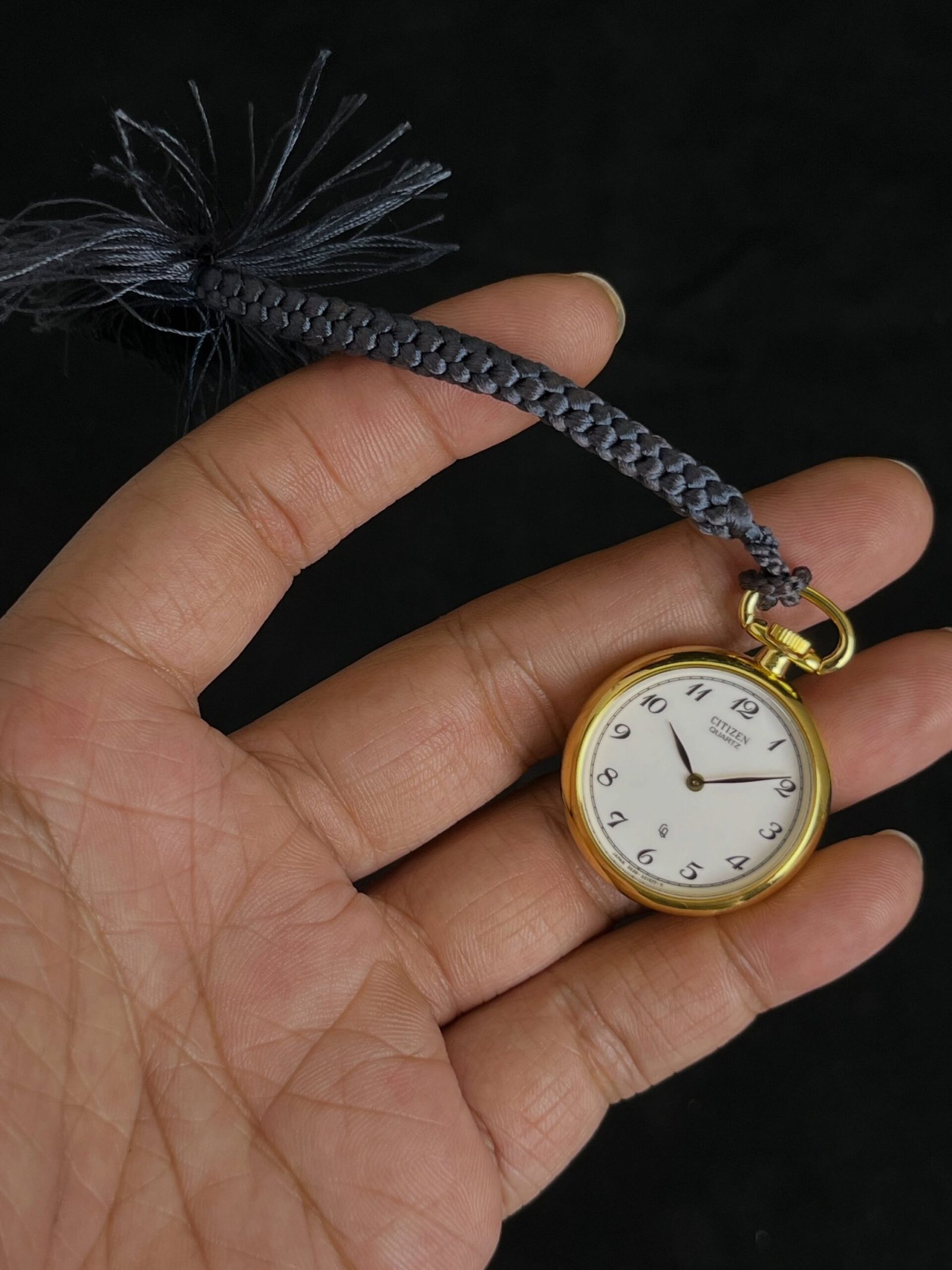 Citizen Pocket Watch Floral Case - Image 3
