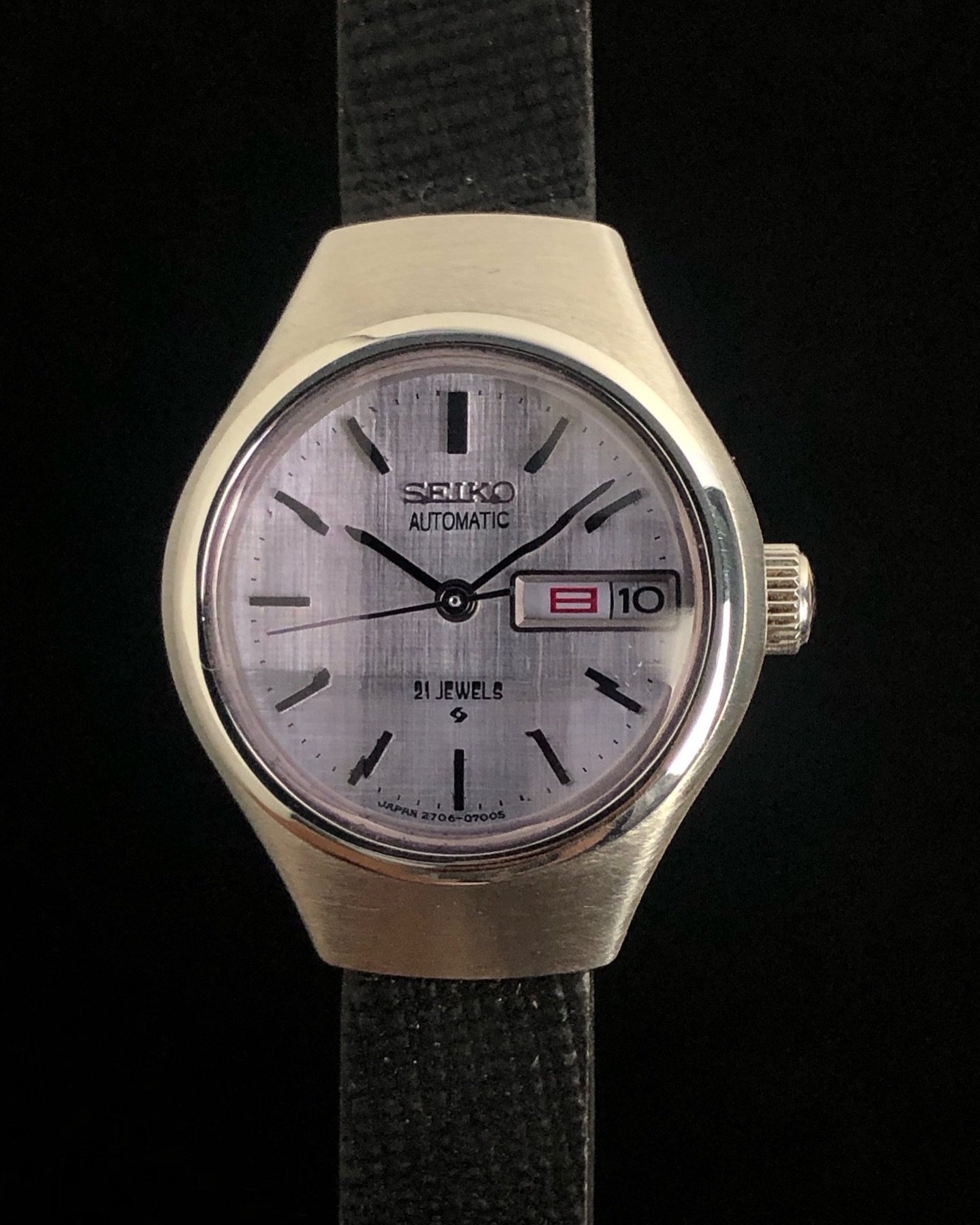 Seiko Ladies Violet Cut Glass Automatic - Image 3