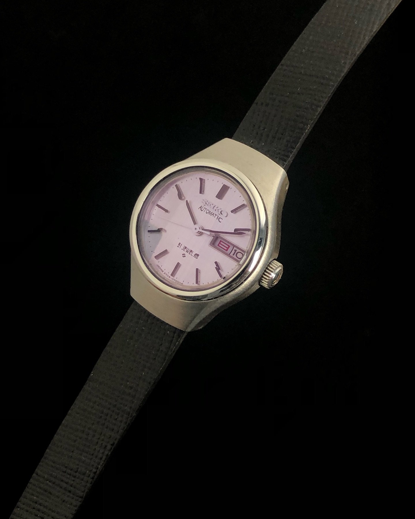 Seiko Ladies Violet Cut Glass Automatic - Image 5