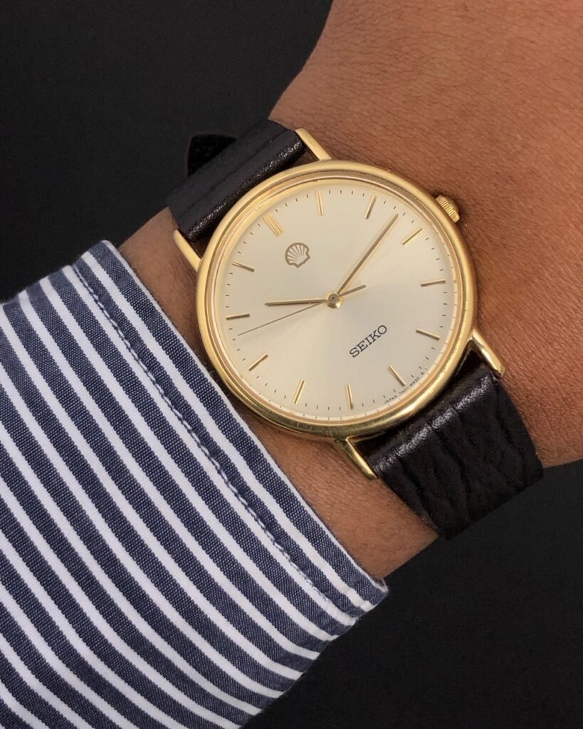 Seiko Shell Oil Gold