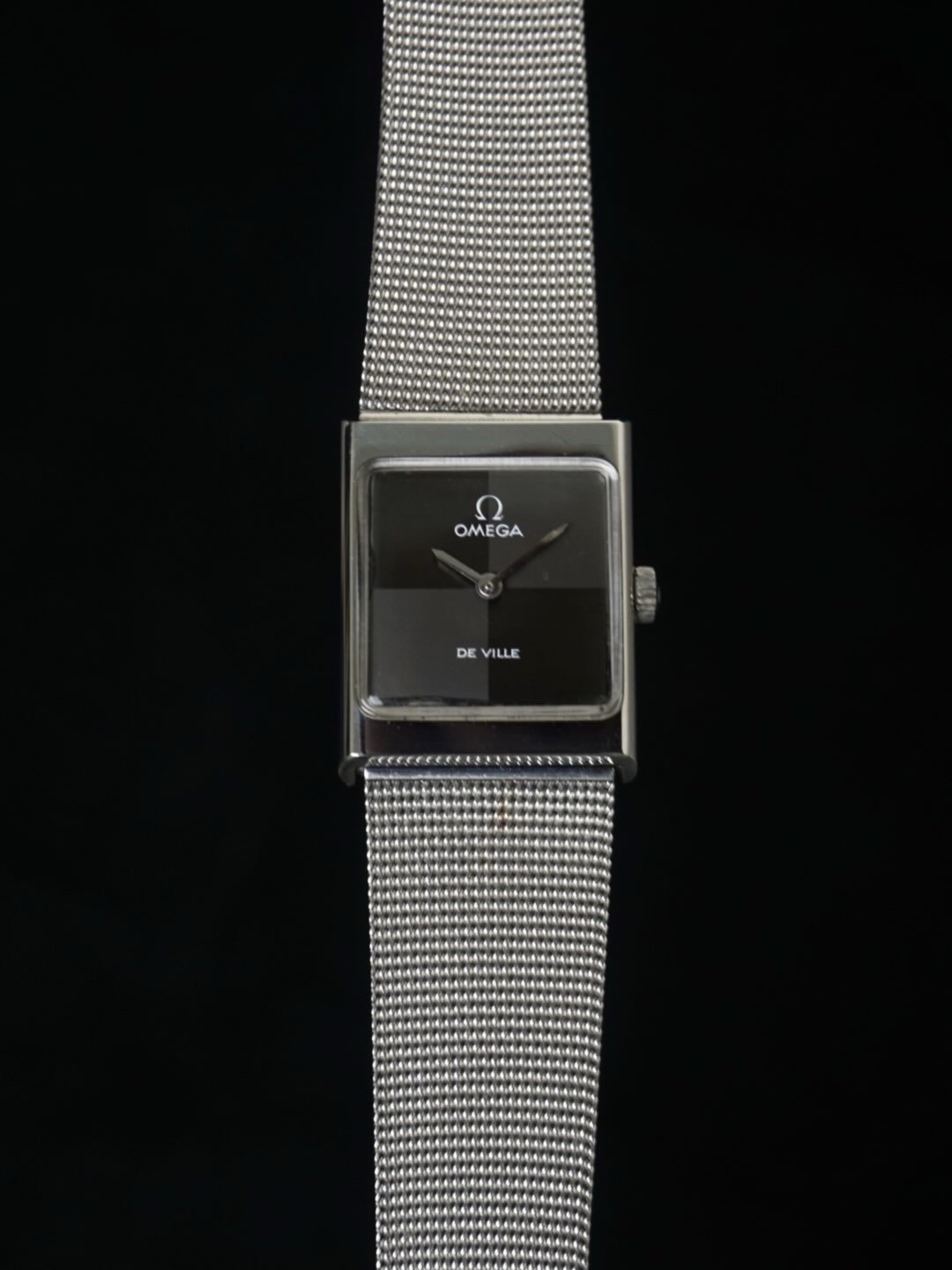 Omega De Ville Tank Checkered Grey 1970’s - Image 2