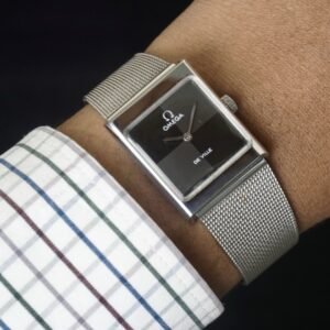 Omega De Ville Tank Checkered Grey 1970’s - Image 1