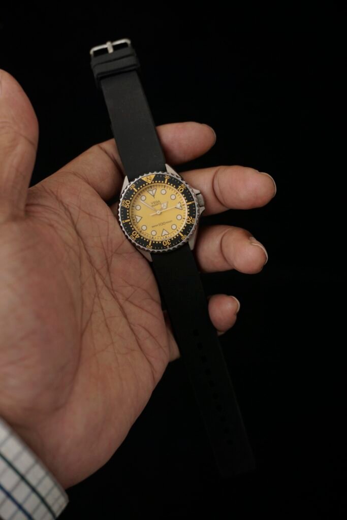 Citizen Vega Midsize Diver Yellow Dial