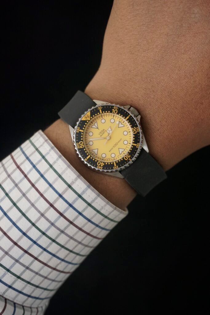 Citizen Vega Midsize Diver Yellow Dial