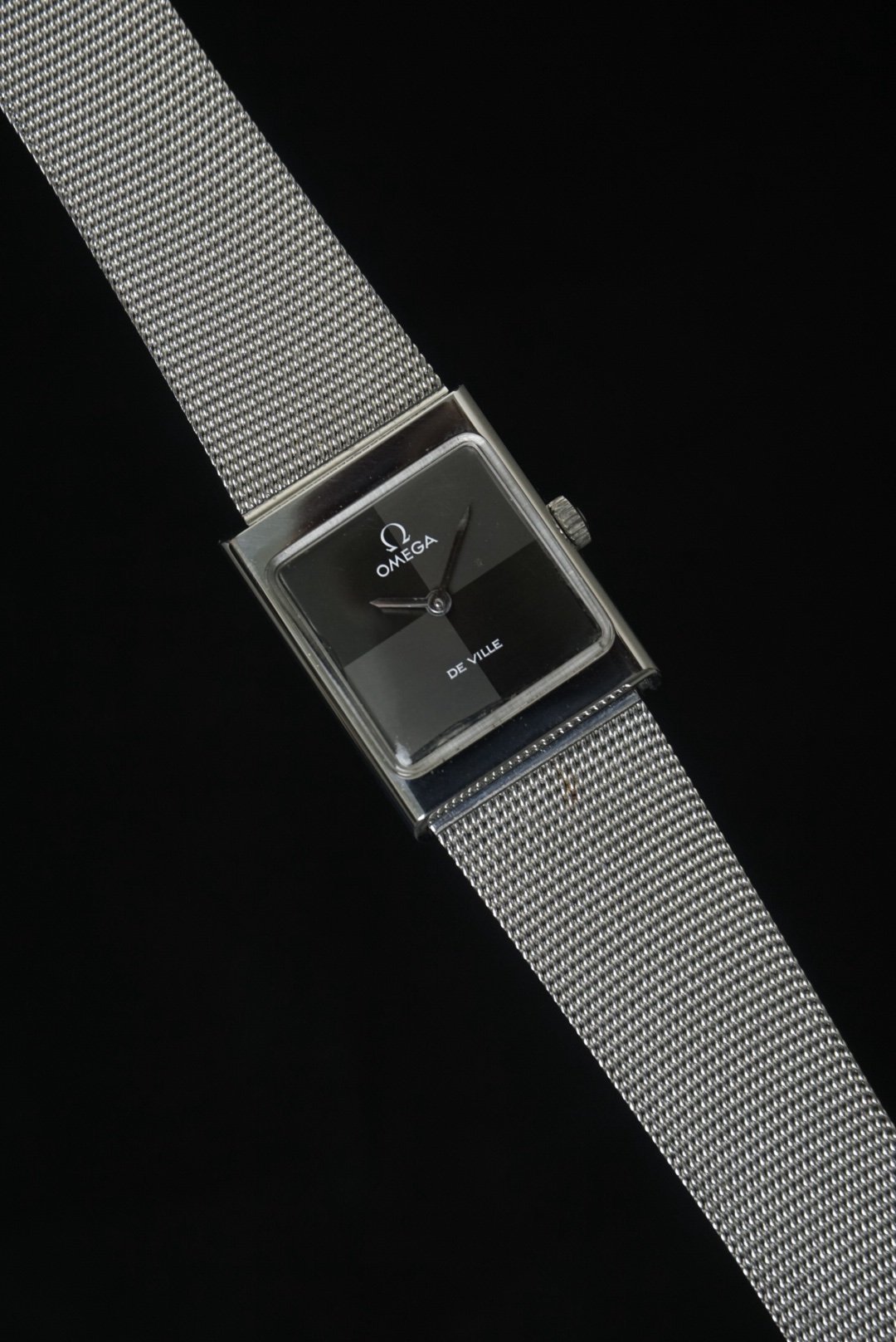 Omega De Ville Tank Checkered Grey 1970’s - Image 4