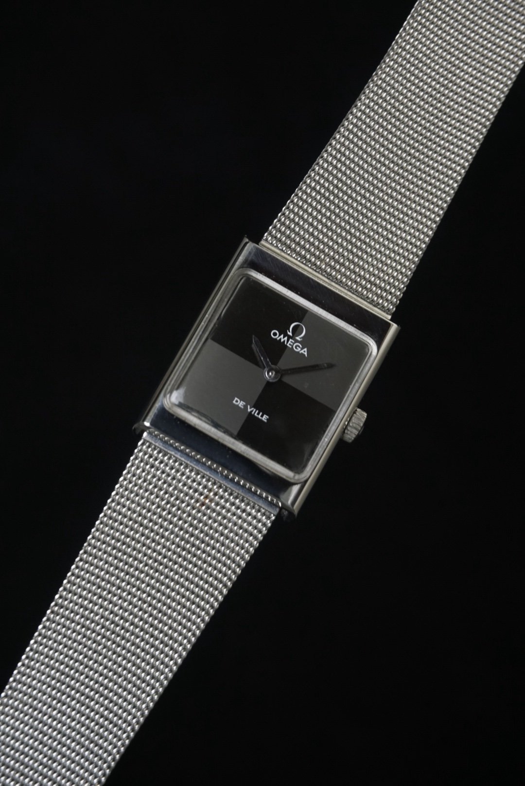Omega De Ville Tank Checkered Grey 1970’s - Image 5