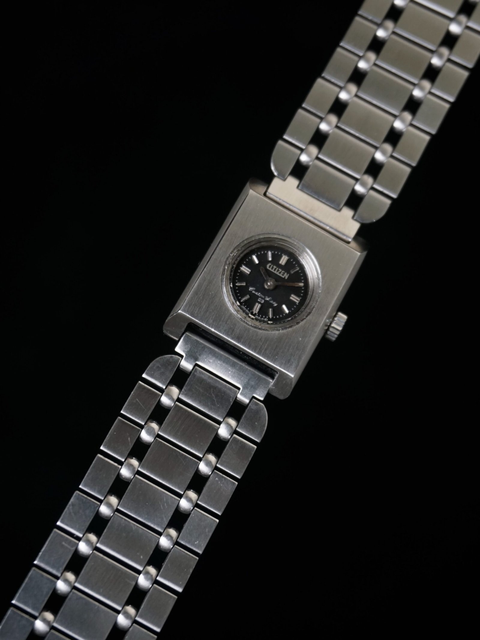 Vintage Citizen Bracelet Brutalist Style - Image 4